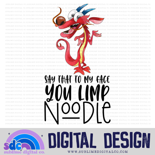 Limp Noodle • Princess • Instant Download • Sublimation Design