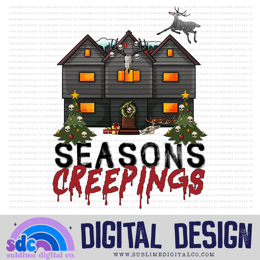 Tis The Season | Spooky Christmas | Sublimation Design | Instant Download | PNG File