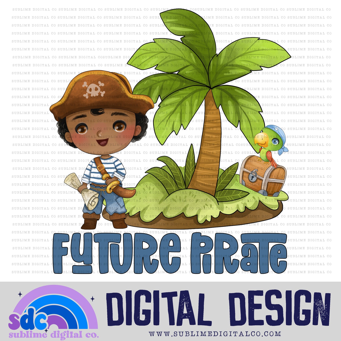 Future Pirate Boy 3 • Kids • Instant Download • Sublimation Design