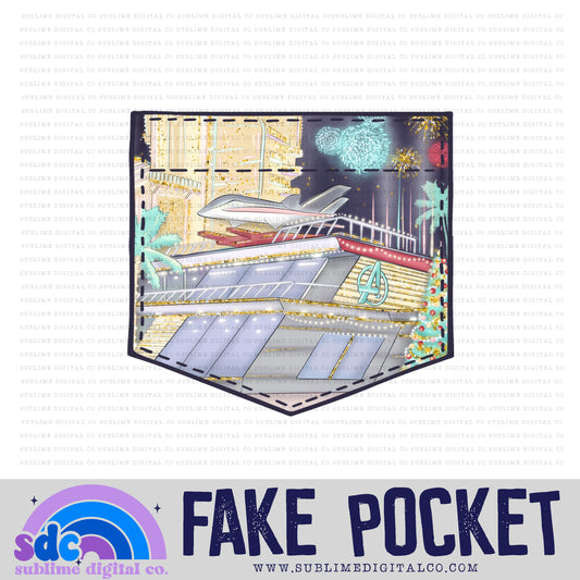 Magical Campus • Christmas • Fake Pocket • Instant Download • Sublimation Design