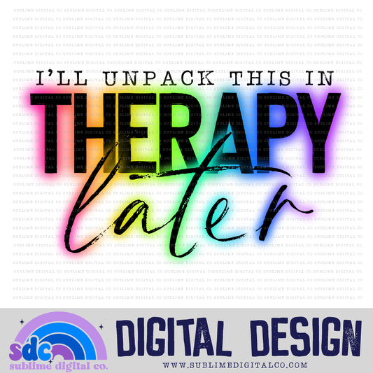 Therapy • Mental Health Awareness • Instant Download • Sublimation Design
