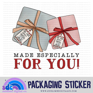 Made Especially for You! | Print + Cut |  Small Business Stickers | Digital Download | PNG File