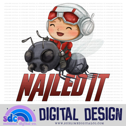 Nailed It • Baby Heroes • Instant Download • Sublimation Design