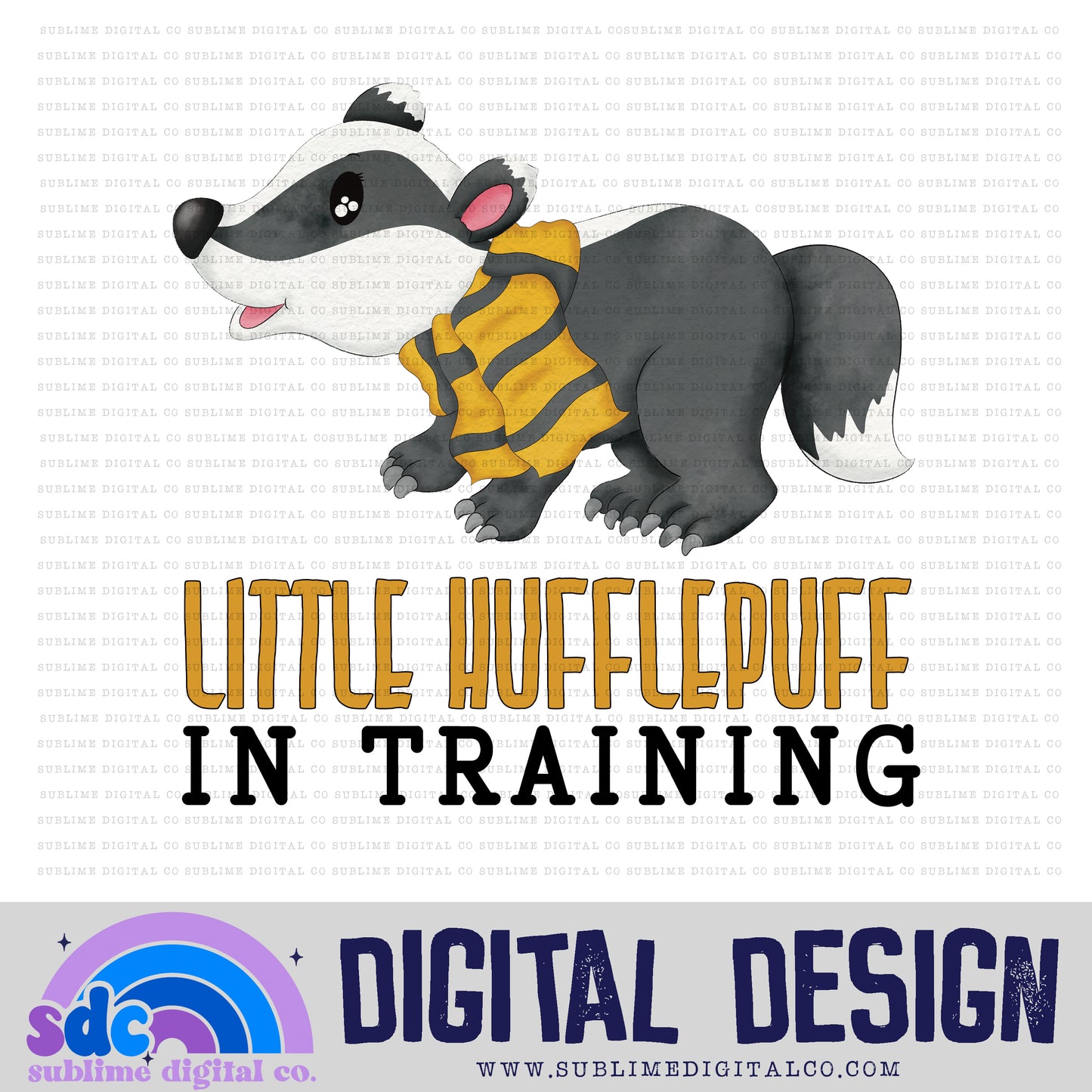 Little Yellow House in Training • Kids • Wizards • Instant Download • Sublimation Design