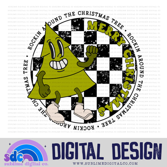 Merry Christmas • Retro Characters • Instant Download • Sublimation Design