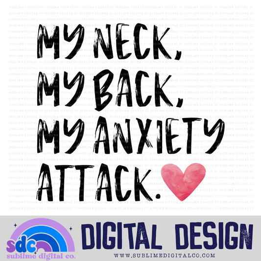 Anxiety Attack • Mental Health • Instant Download • Sublimation Design