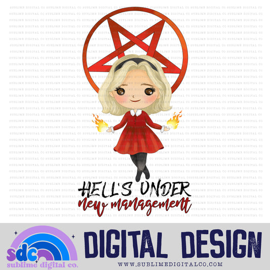 New Management • Witch • Instant Download • Sublimation Design