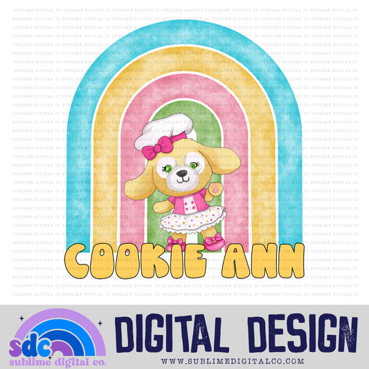 Cookie • Rainbows • Instant Download • Sublimation Design