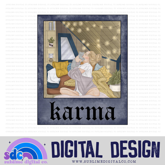 Karma - Picture • TS • Instant Download • Sublimation Design