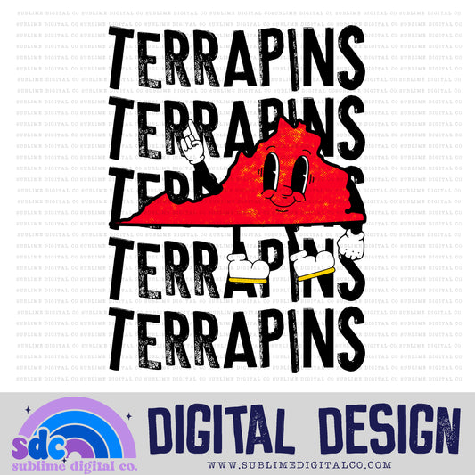 Terrapin • Sports • Instant Download • Sublimation Design