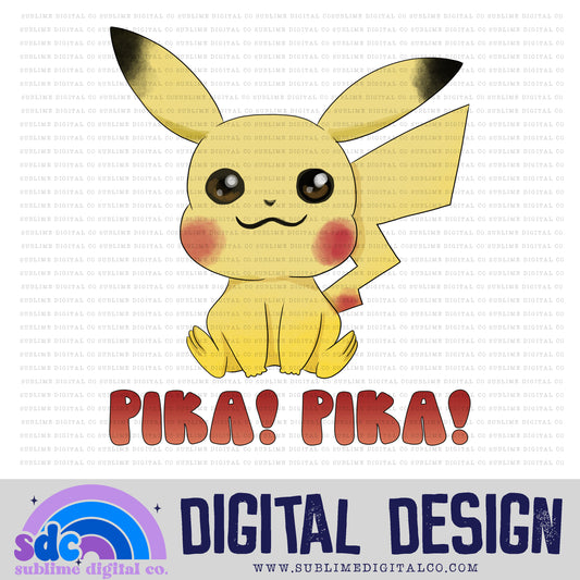 Pika • Mythical Creatures • Instant Download • Sublimation Design
