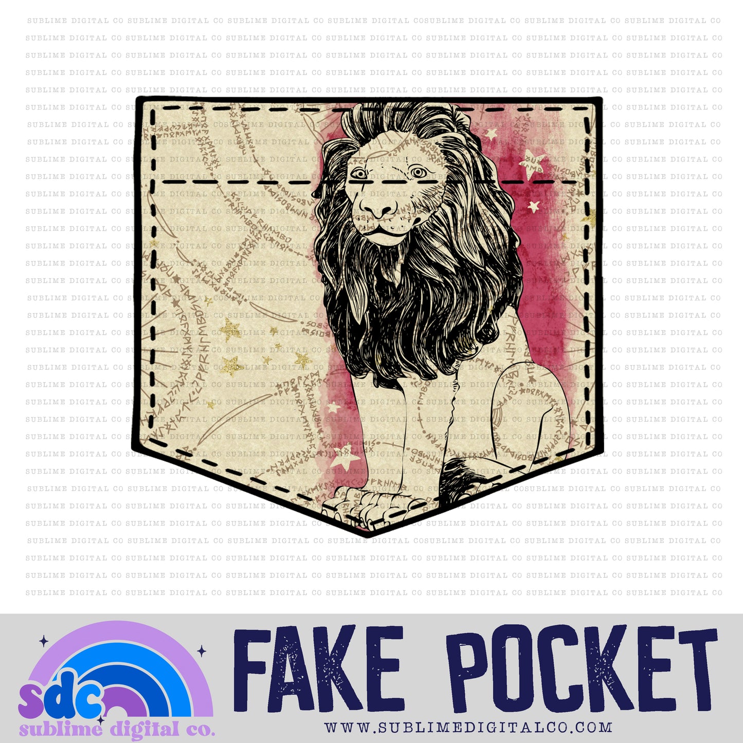 Red House • Fake Pocket • Wizards • Instant Download • Sublimation Design