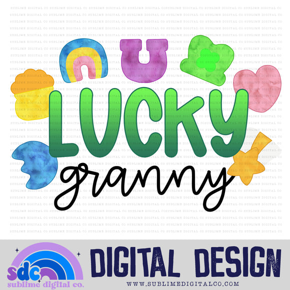 Lucky Granny • St Patrick's Day• Instant Download • Sublimation Design