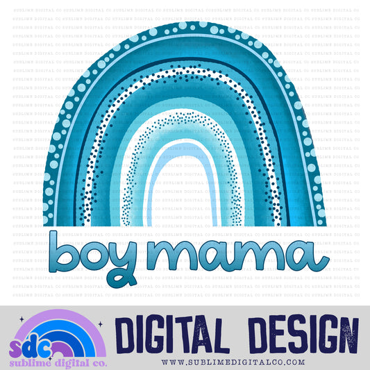 Mama & Boy 2 • Rainbows • Instant Download • Sublimation Design