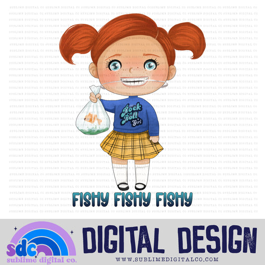 Fishy • Sea Life • Instant Download • Sublimation Design