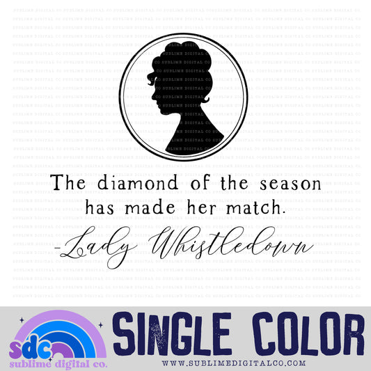 The Diamond of the Season has Made Her Match  • Regency-Era • Instant Download • Sublimation Design