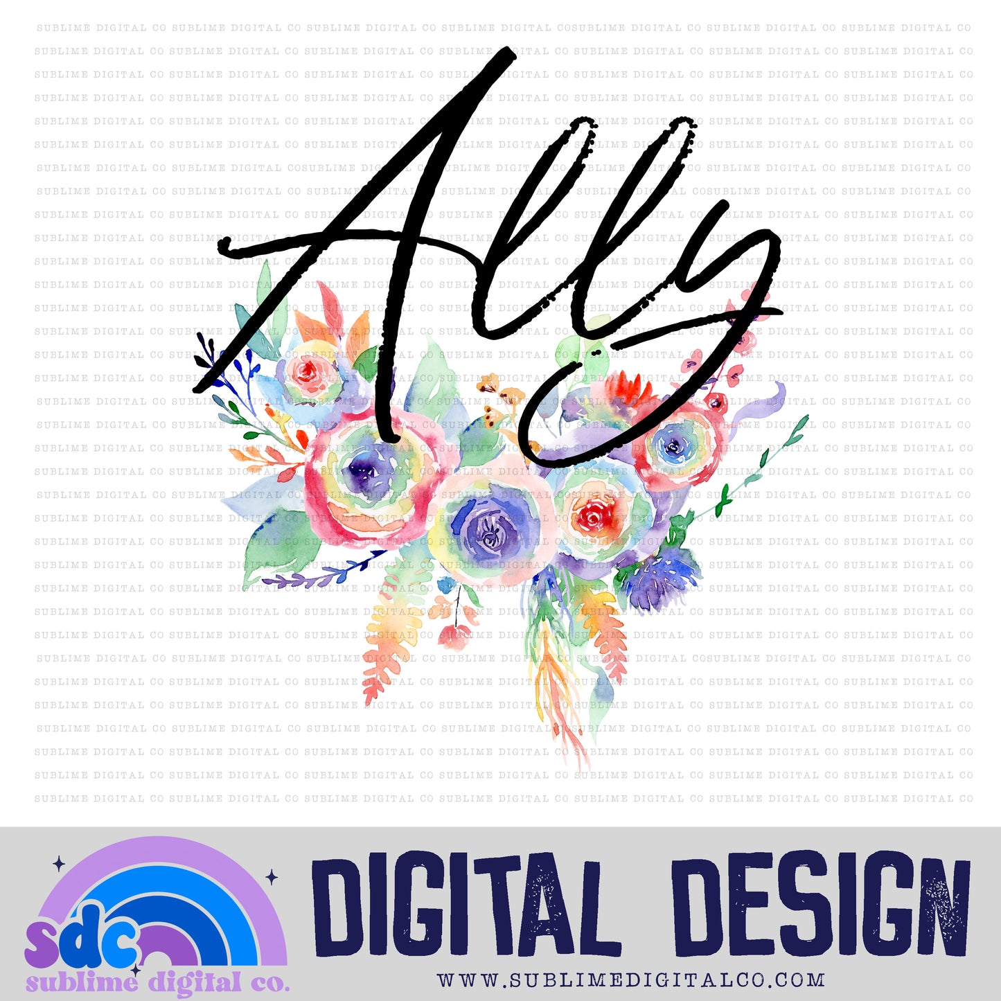 Ally • Pride • Instant Download • Sublimation Design