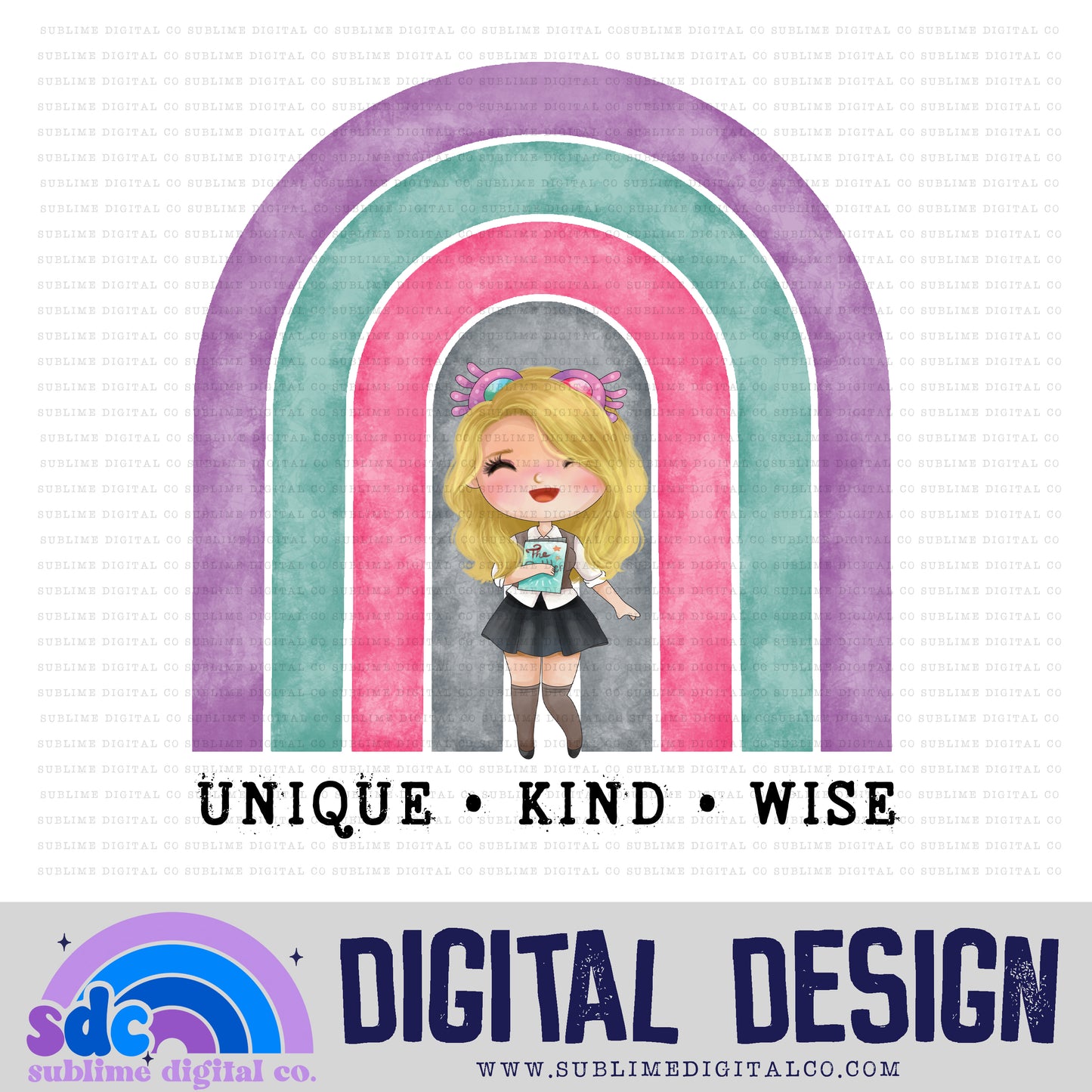 Unique Kind Wise • Wizards • Instant Download • Sublimation Design