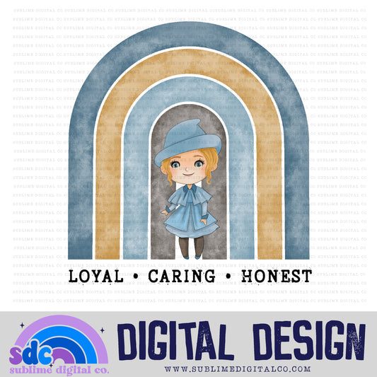 Loyal Caring Honest • Wizards • Instant Download • Sublimation Design