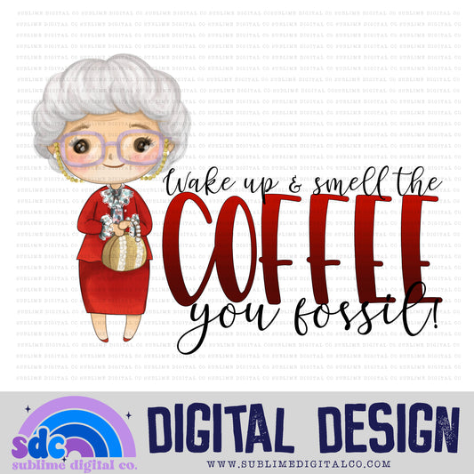 Coffee • Old Friends • Instant Download • Sublimation Design