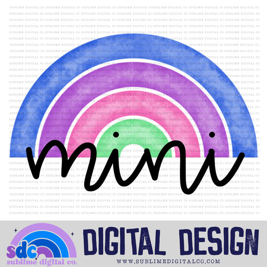 Mini - Rainbow 1 • Colorful Designs • Instant Download • Sublimation Design