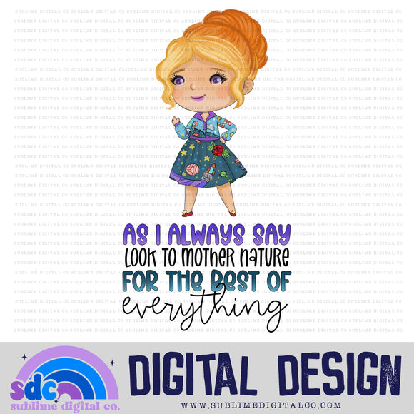 Look to Mother Nature • School Bus • Instant Download • Sublimation Design