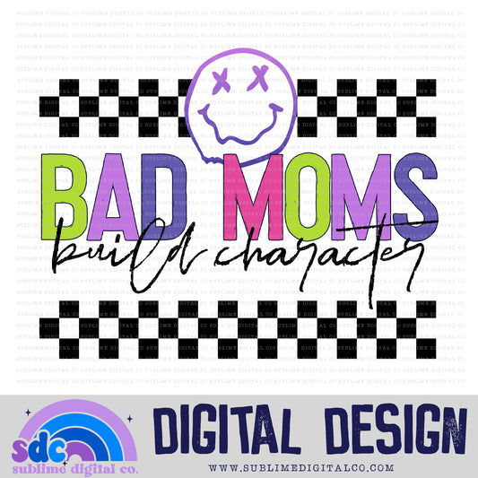 Bad Moms - Pink/Purple • Mama • Instant Download • Sublimation Design