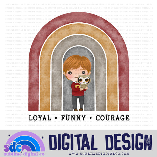 Loyal Funny Courage • Wizards • Instant Download • Sublimation Design