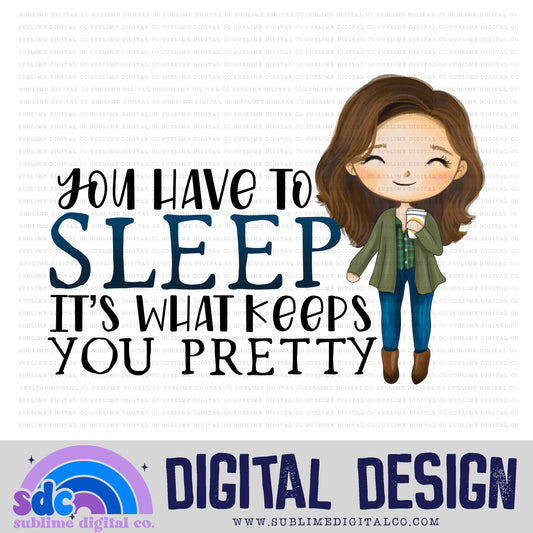 Sleep • Mom & Daughter • Instant Download • Sublimation Design