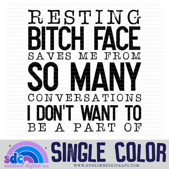 RBF Saves Me • Single Color • Instant Download • Sublimation Design