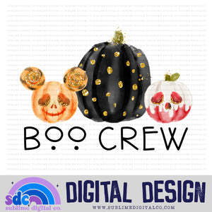 Boo Crew • Halloween • Instant Download • Sublimation Design