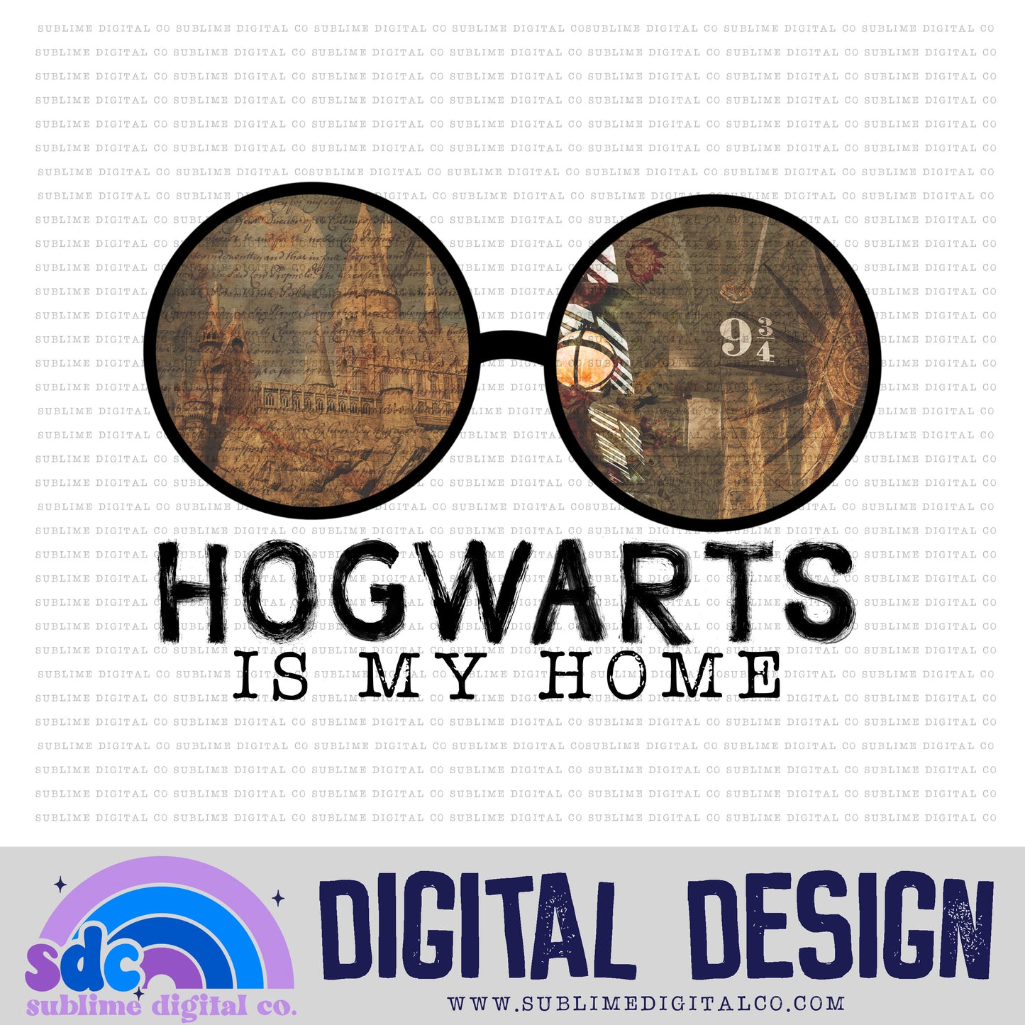 My Home • Wizards • Instant Download • Sublimation Design