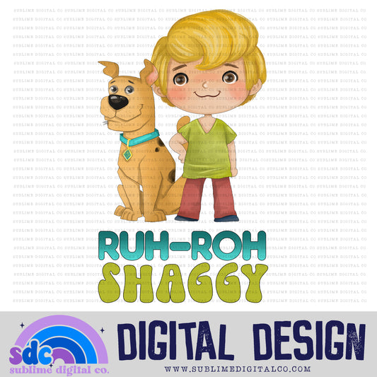 Ruh-Roh • Mystery Gang • Instant Download • Sublimation Design