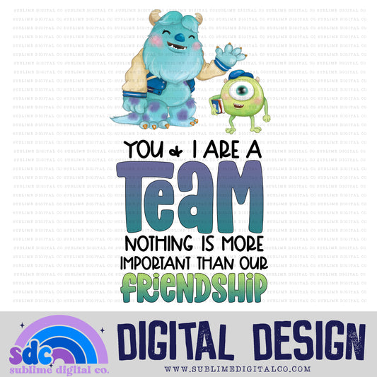 Team • Monsters • Instant Download • Sublimation Design