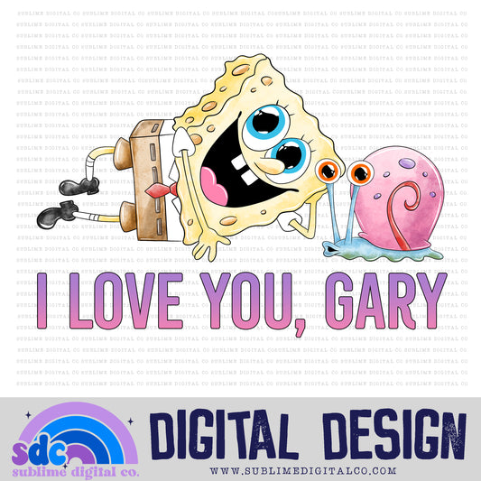 I Love You • Sponge Guy • Instant Download • Sublimation Design