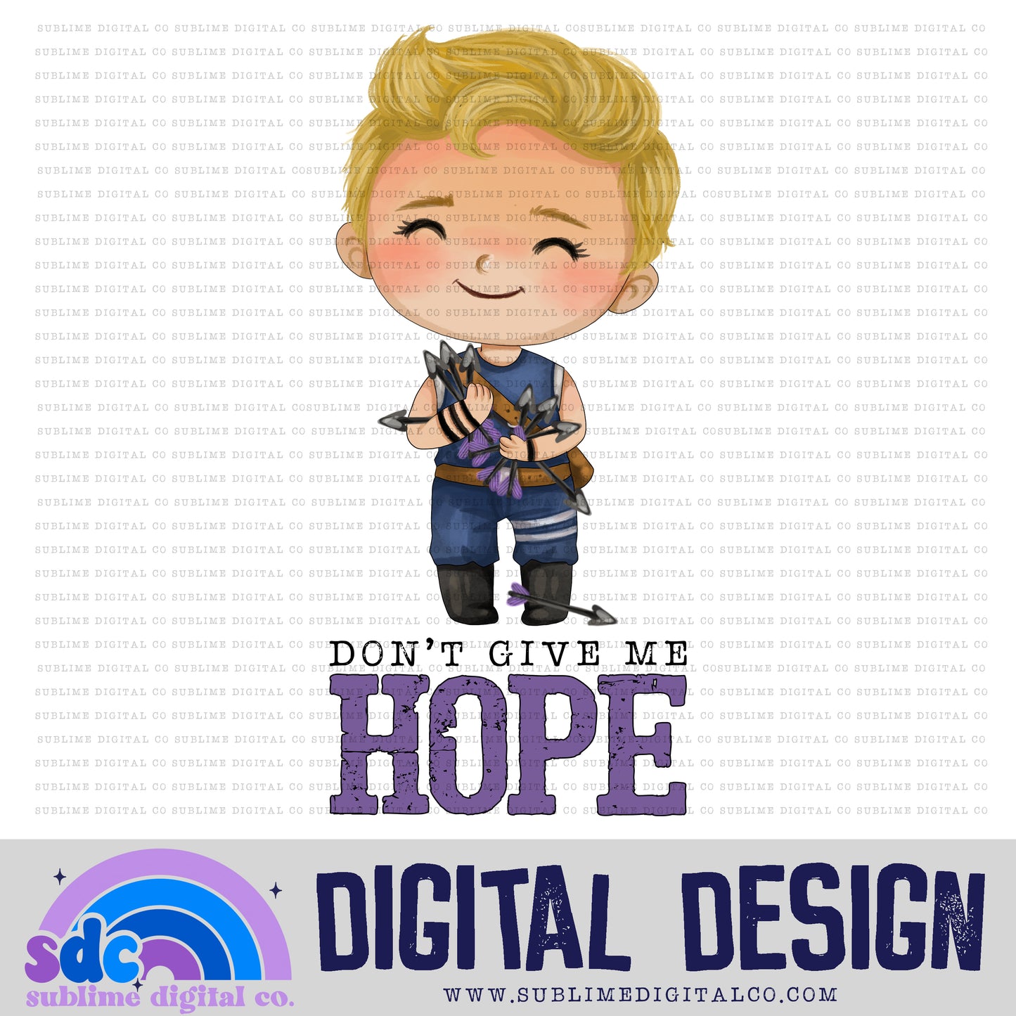 Hope • Baby Heroes • Instant Download • Sublimation Design