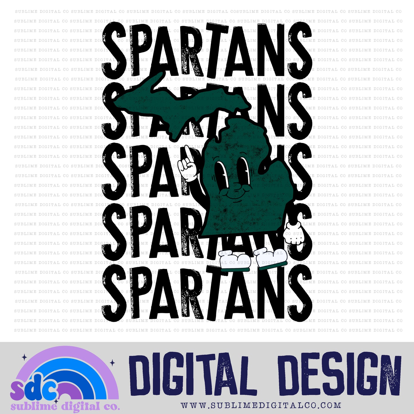 Spartans • Sports • Instant Download • Sublimation Design
