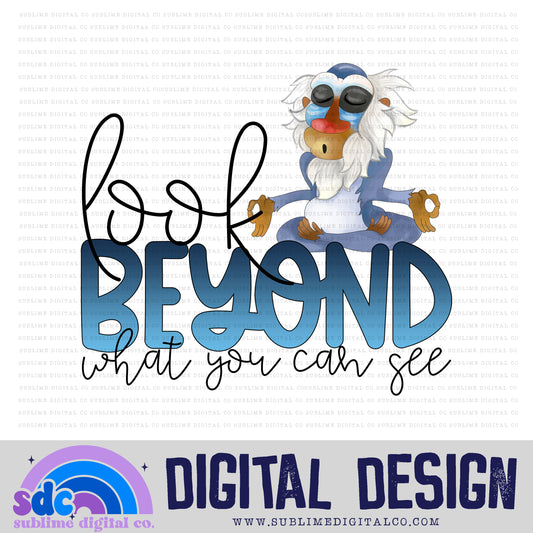 Look Beyond • Safari • Instant Download • Sublimation Design