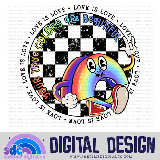 Beautiful • Pride • Retro Characters • Instant Download • Sublimation Design