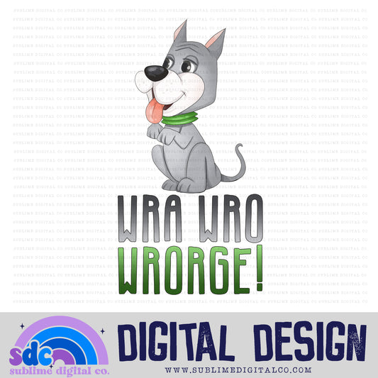 Wra Wro Wrorge • Space Family • Instant Download • Sublimation Design