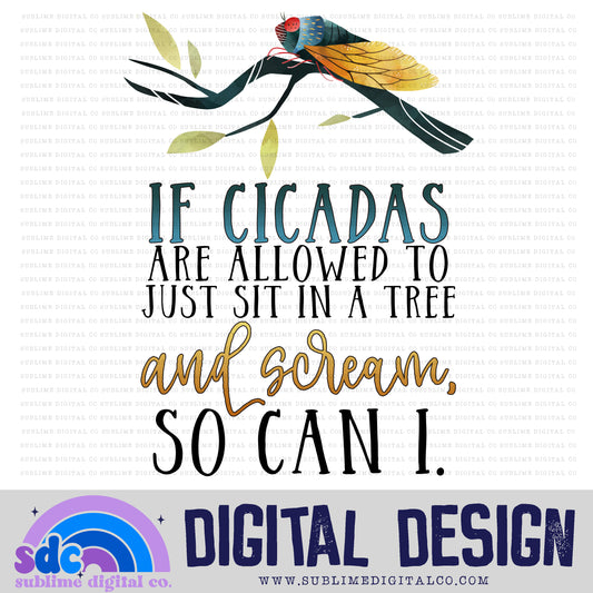 Cicadas • Instant Download • Sublimation Design