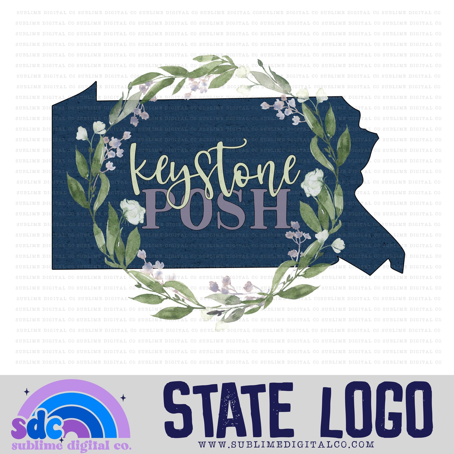 Custom State Business Logo • Custom Logos • Custom Digital Designs