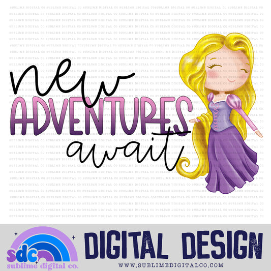 New Adventures • Instant Download • Sublimation Design