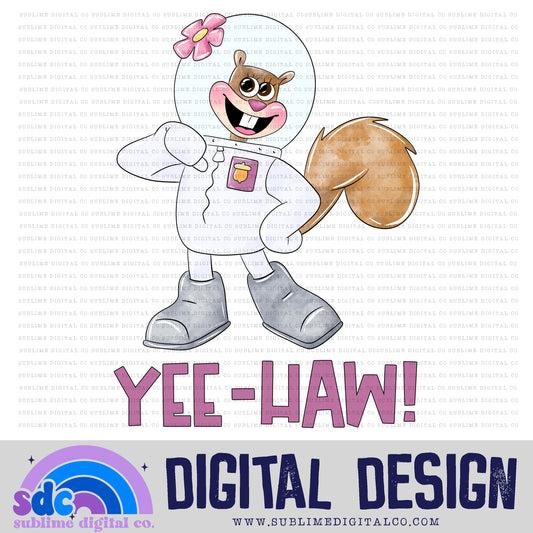 Yee haw! • Sponge Guy • Instant Download • Sublimation Design