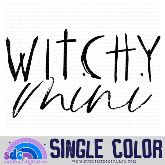 Witchy Mini • Single Color • Witchy • Instant Download • Sublimation Design