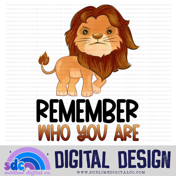 Remember Who You Are • Safari • Instant Download • Sublimation Design