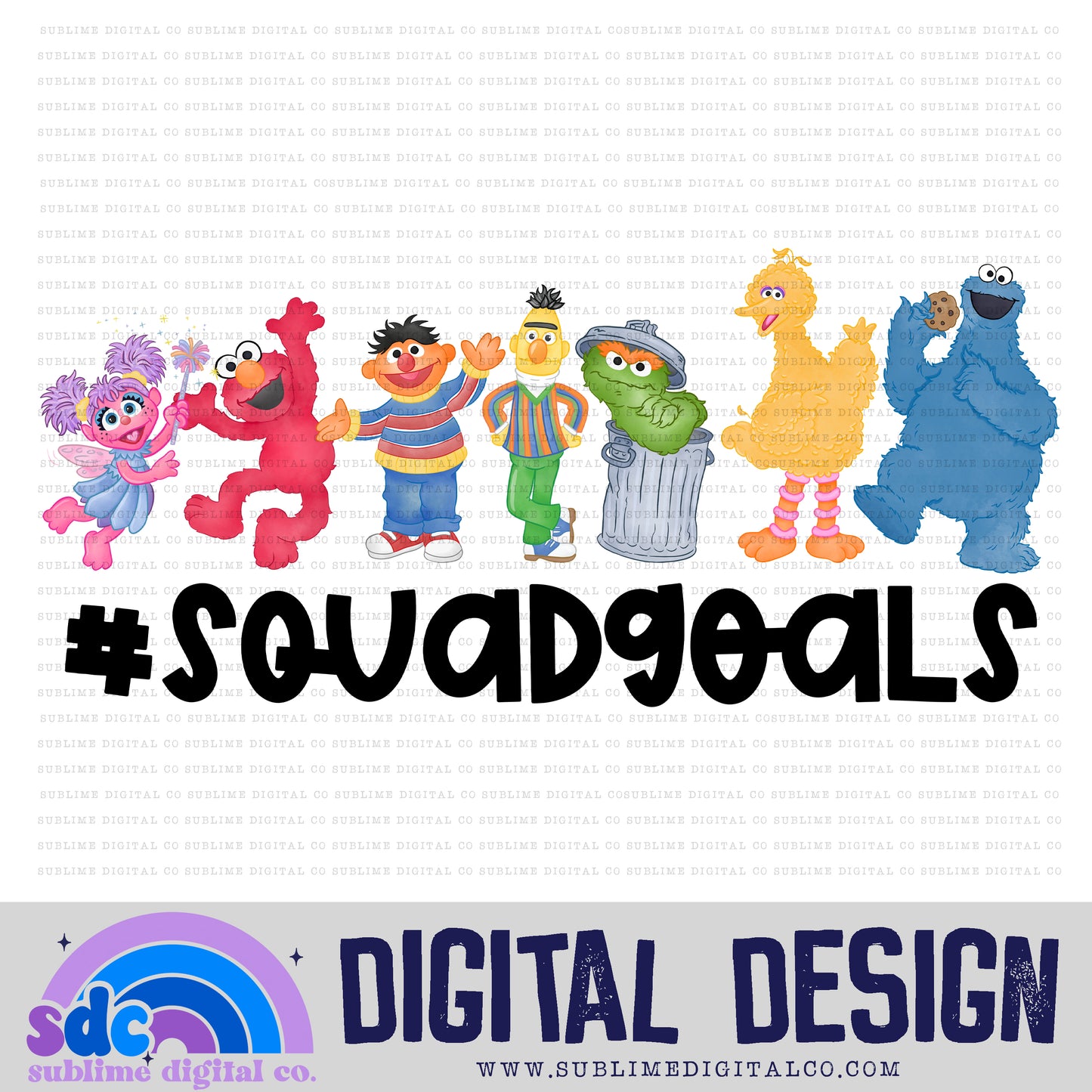 Squad Goals • Puppets • Instant Download • Sublimation Design
