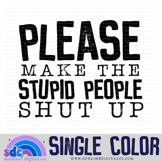 Please • Single Color • Snarky • Instant Download • Sublimation Design