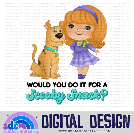 Scoob Snack • Mystery Gang • Instant Download • Sublimation Design