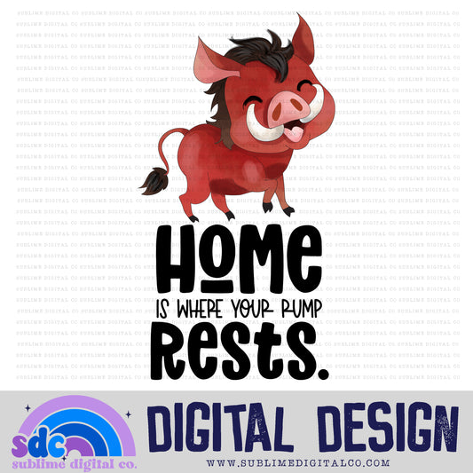 Home • Safari • Instant Download • Sublimation Design